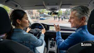 Automaat rijbewijs Amsterdam West tijdens een rijles met een ervaren rijinstructeur
